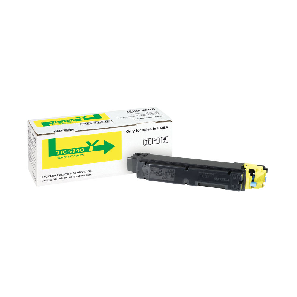 Kyocera Yellow TK-5140Y Toner Cassette