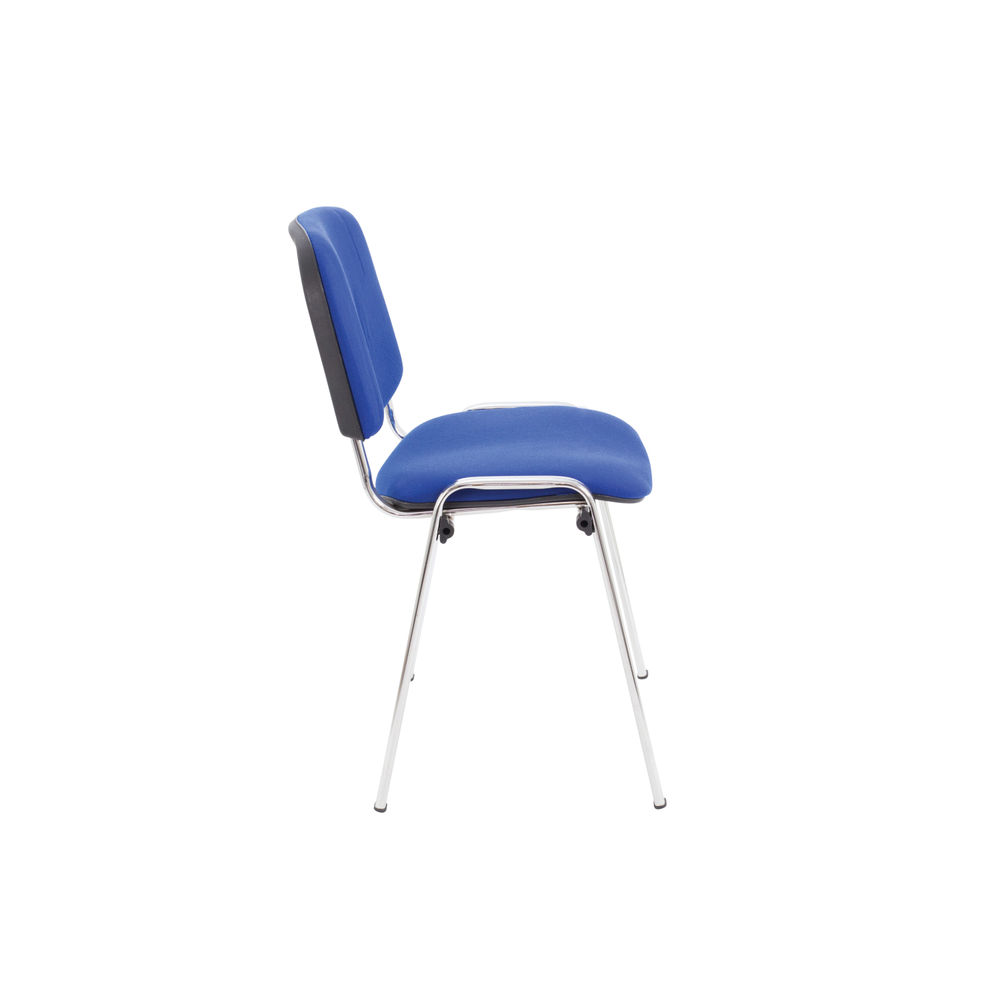 Jemini Ultra Blue/Chrome Multipurpose Stacking Chair