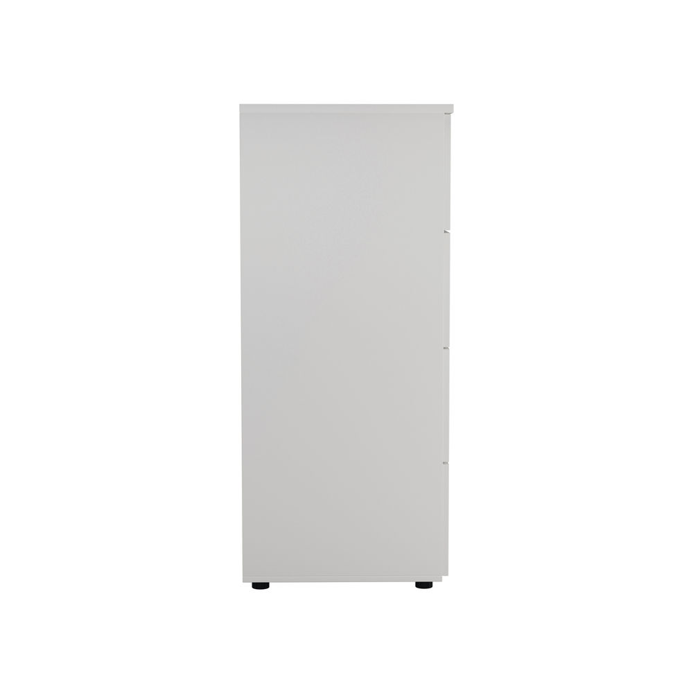 Jemini H1365mm White 4 Drawer Filing Cabinet