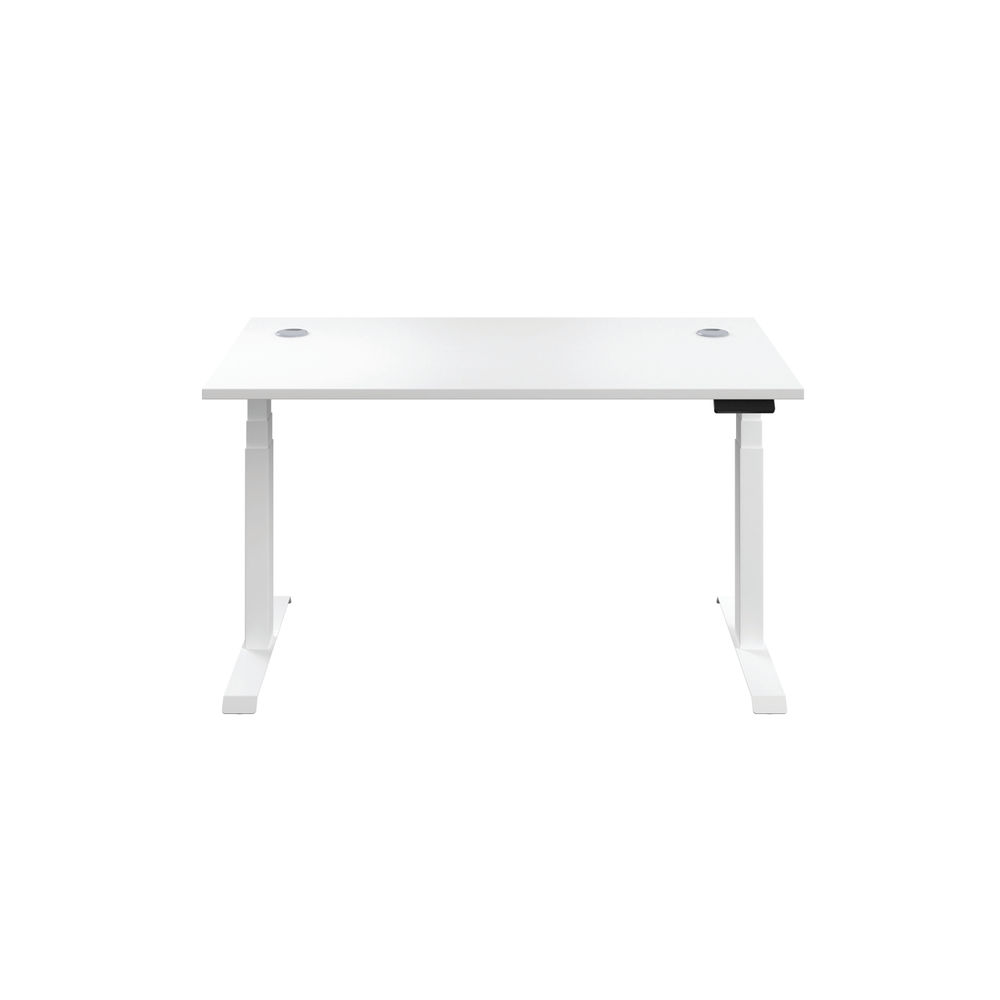 Jemini 1600x800mm White/White Sit Stand Desk