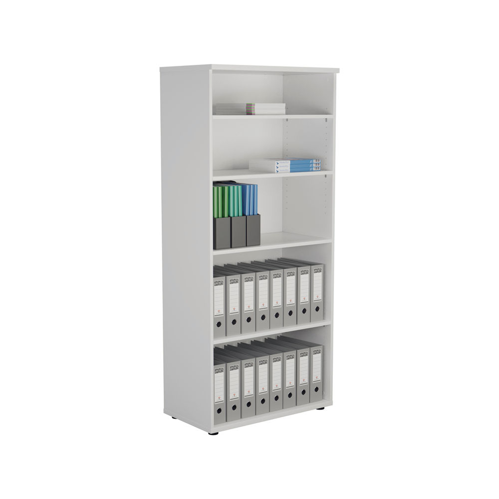 Jemini 1800 x 450mm White Wooden Bookcase