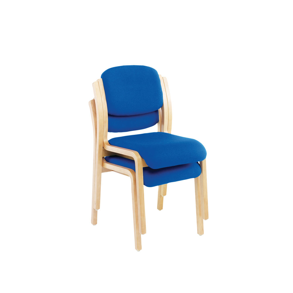 Jemini Blue Wood Frame Side Chair