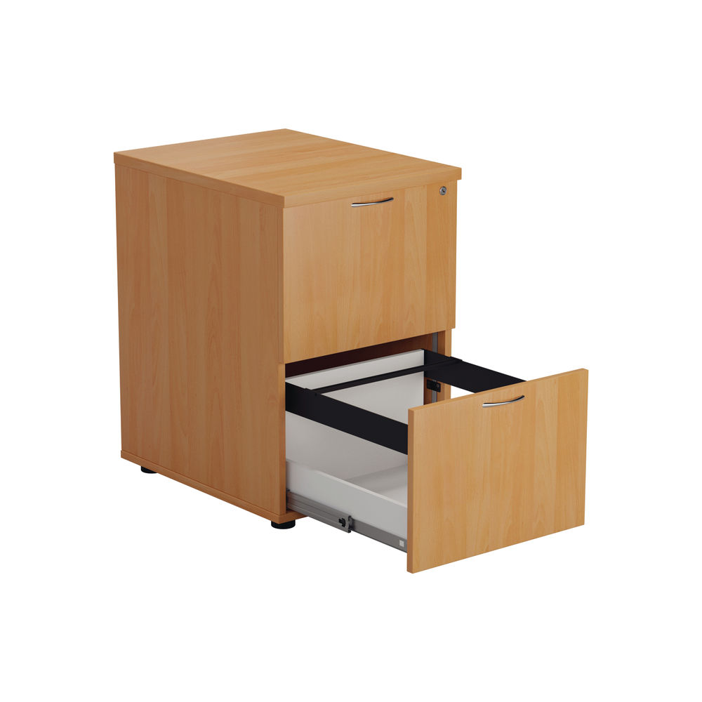 Jemini V2 H710mm Beech 2 Drawer Filing Cabinet