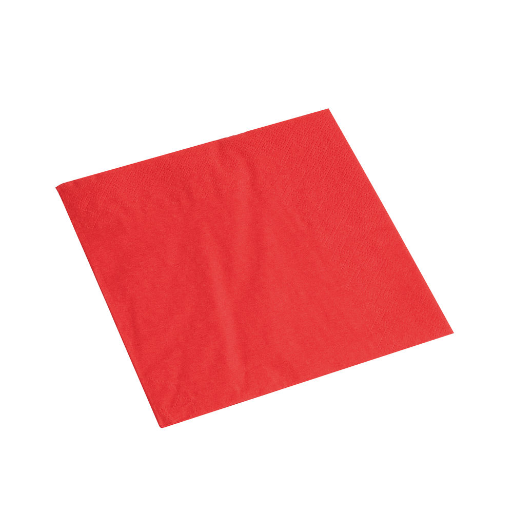 Maxima Red 2-Ply Napkins (Pack of 100)