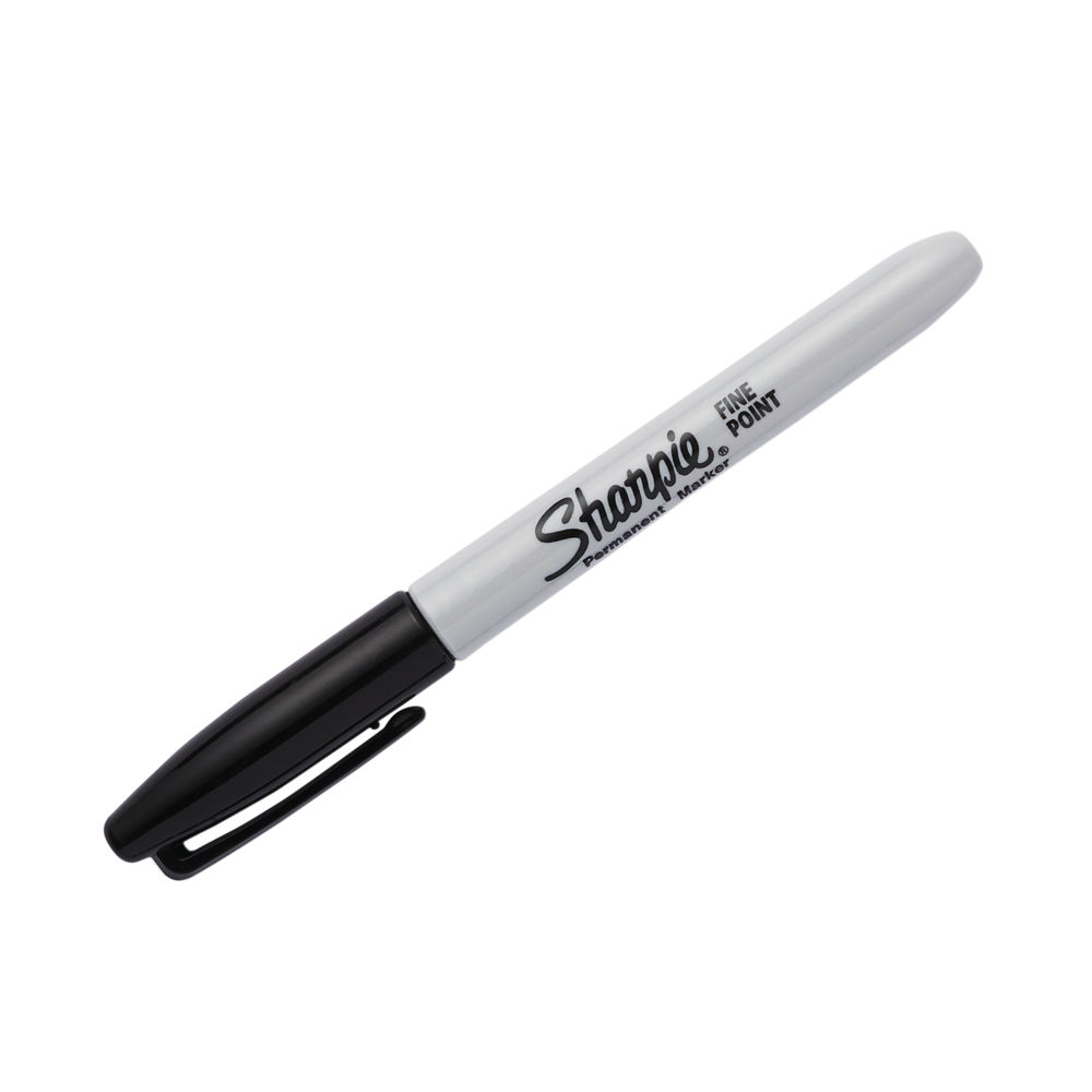 Sharpie Black Fine Everyday Permanent Markers (Pack of 12)