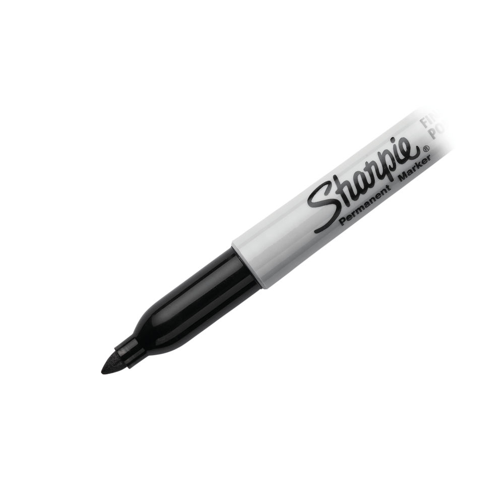 Sharpie Black Fine Everyday Permanent Markers (Pack of 12)