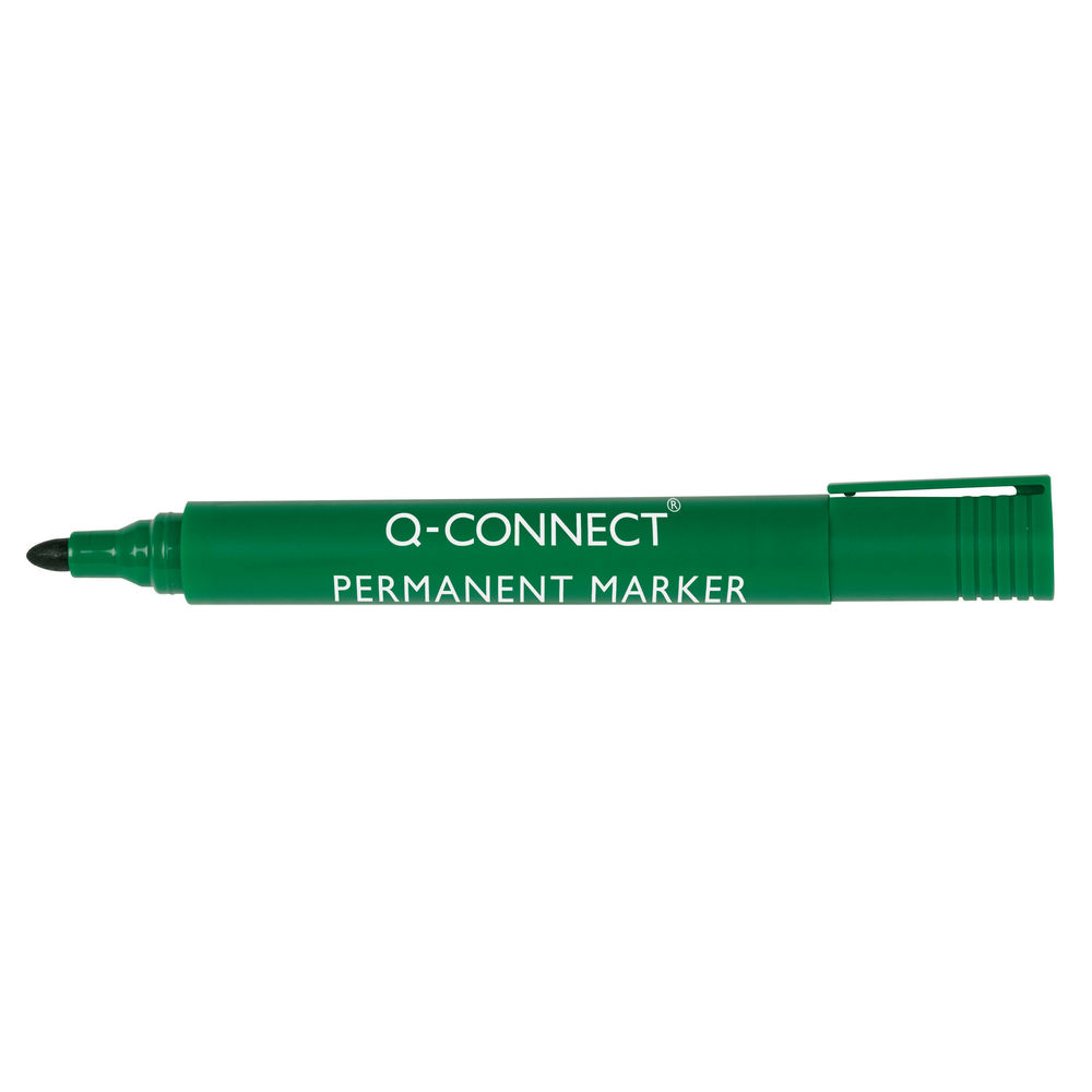 green permanent marker