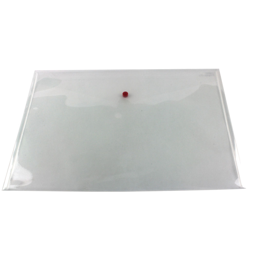 Snopake Polyfile Classic Clear A3 Plastic Wallets - Pack of 5 - 11174