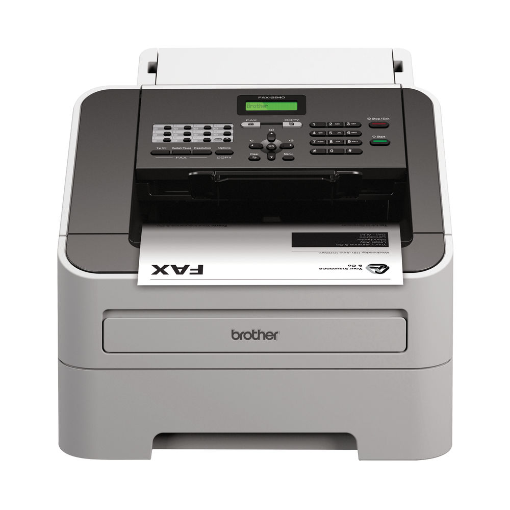 Brother FAX 2840 Mono Fax Machine FAX2840ZU1