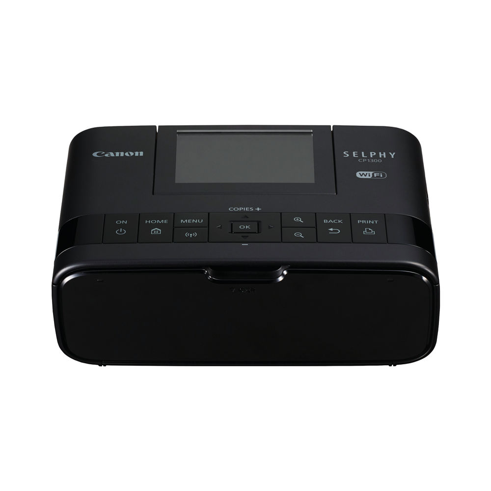 Canon Selphy CP1300 Inkjet Printer Black (Wireless prints from Apple, AirPrint, Canon Print) CO65344