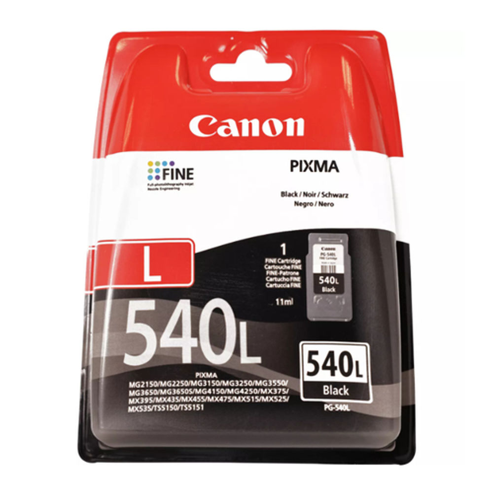 Canon 540L Black High Yield Ink Cartridge - 5224B001
