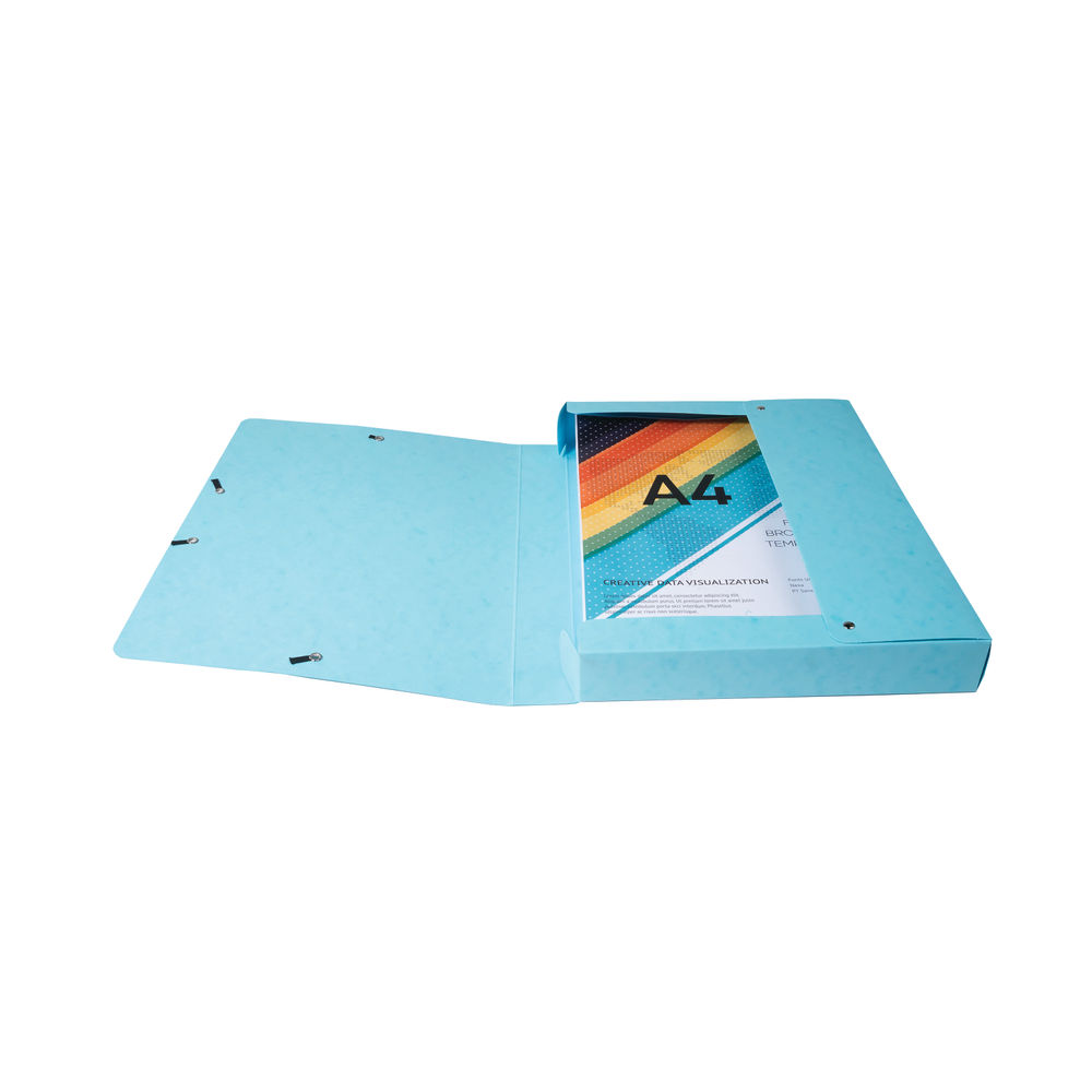 Exacompta Aquarel Exabox 40mm Box File A4 (Pack of 8)