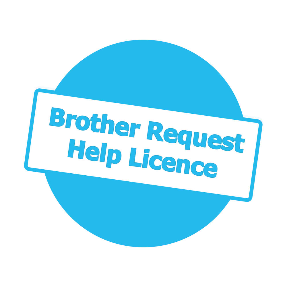 Brother Request Help Licence ZBR8LSRHS001