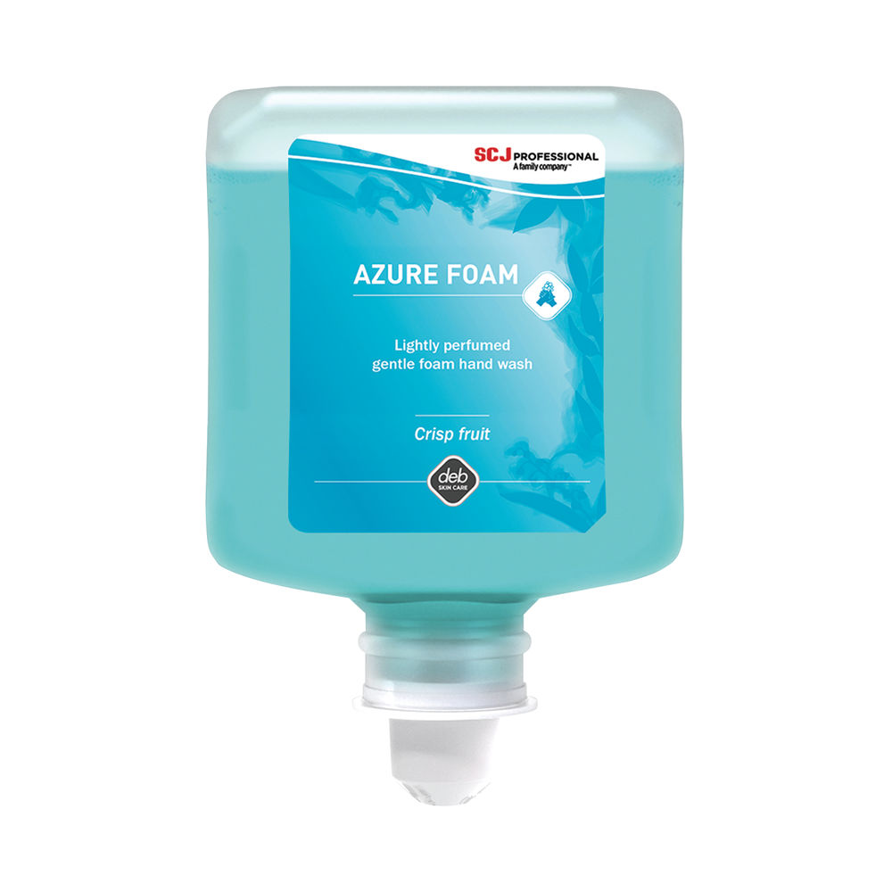 Deb Refresh Azure Foam Wash 1 Litre Cartridge (Pack of 6) AZU1L