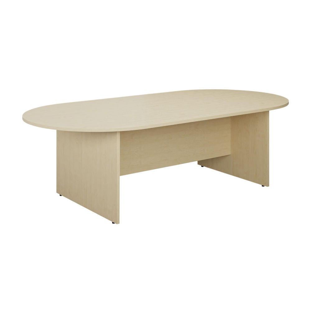 Jemini D-End Meeting Table 1800x1000x730mm Maple KF822660