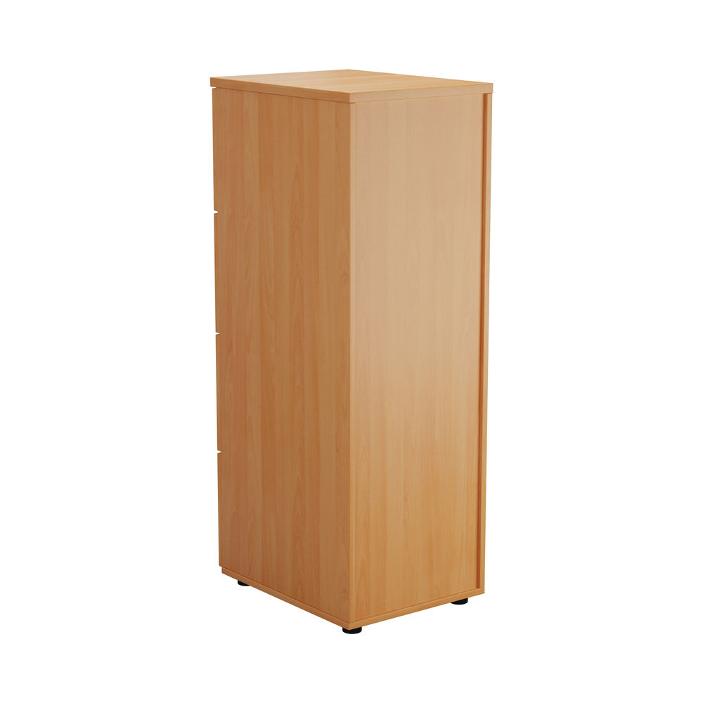 First H1365mm Beech 4-Drawer Filing Cabinet