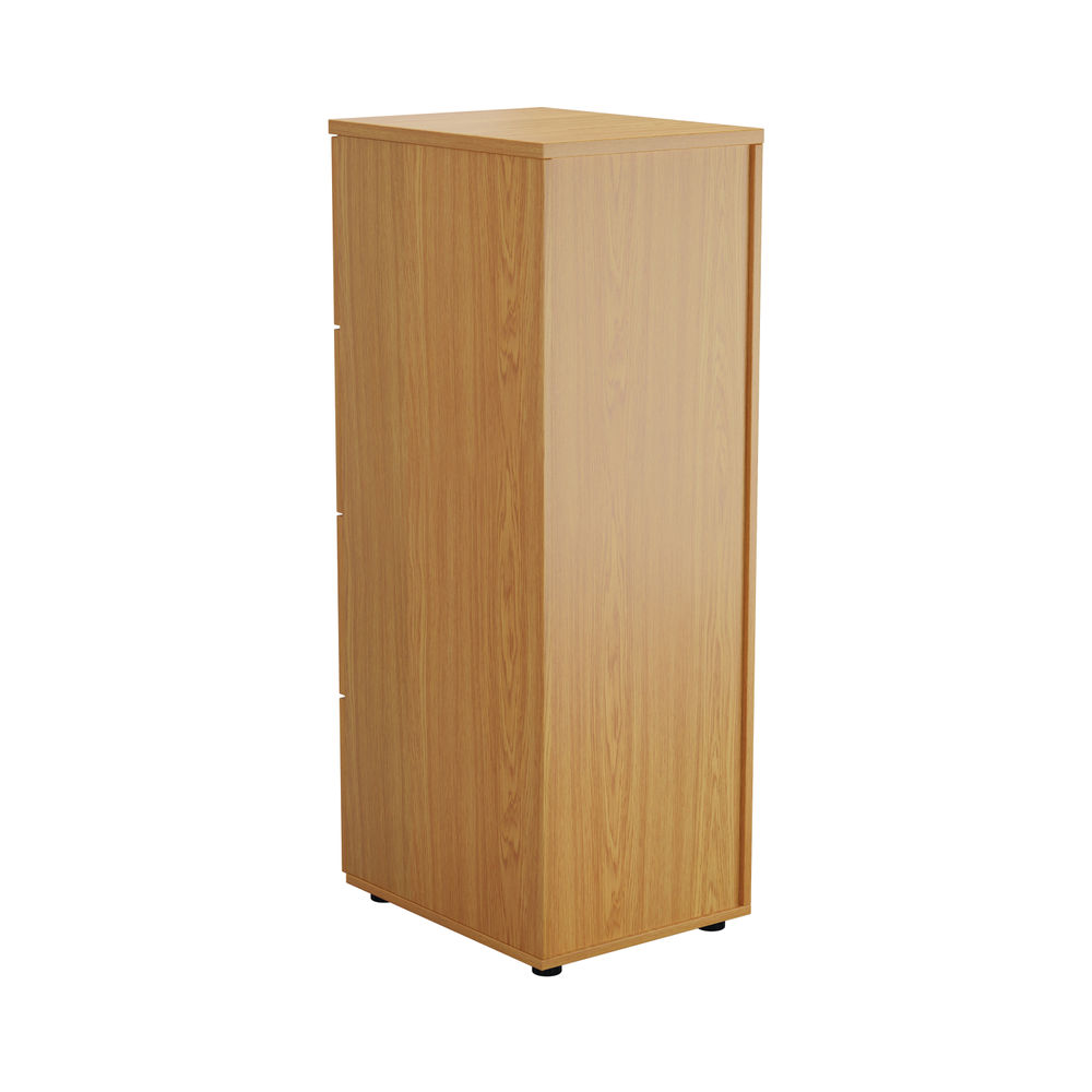 First H1365mm Nova Oak 4 Drawer Filing Cabinet