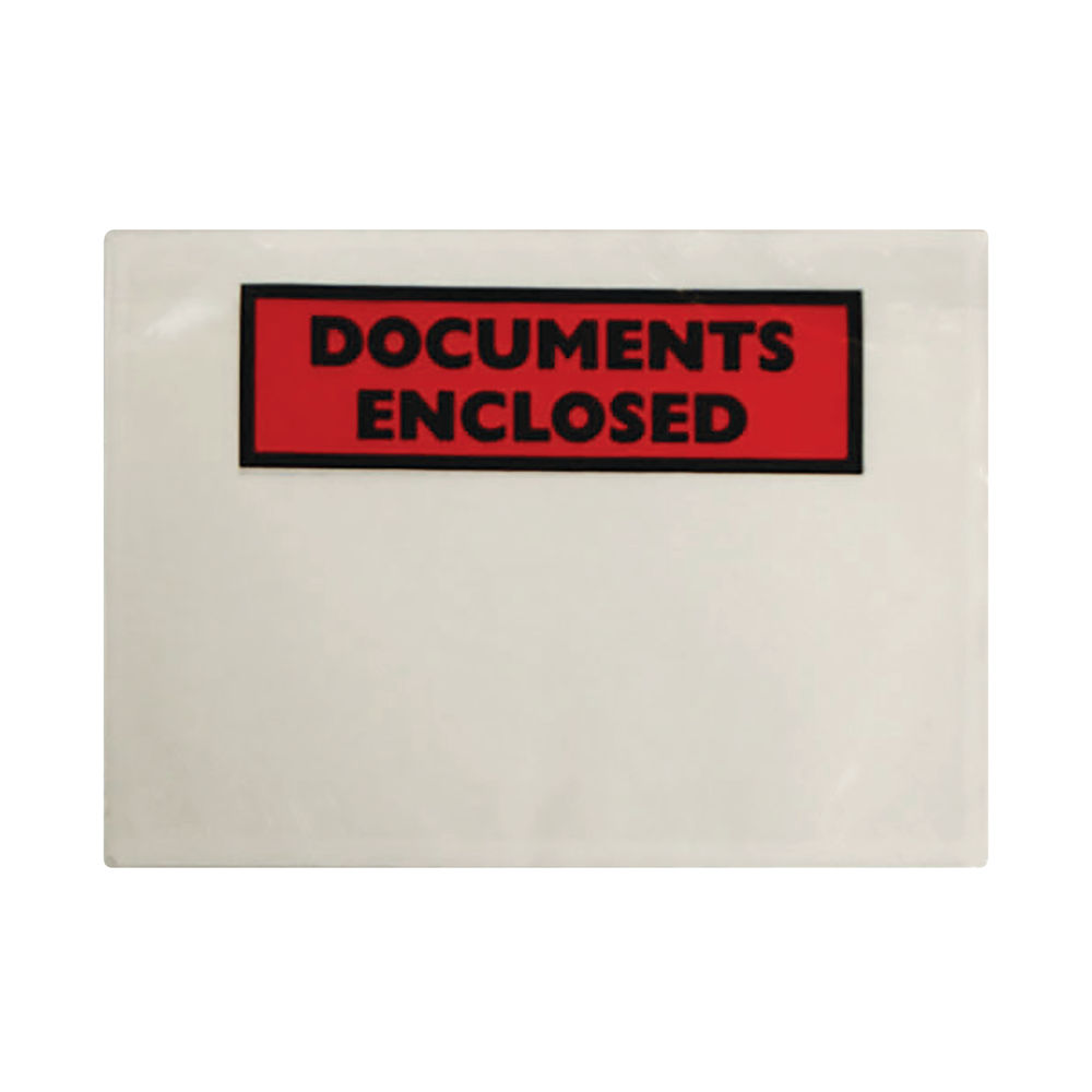 Go Secure A7 Document Enclosed Envelopes, Pack of 100 - 9743DEE01