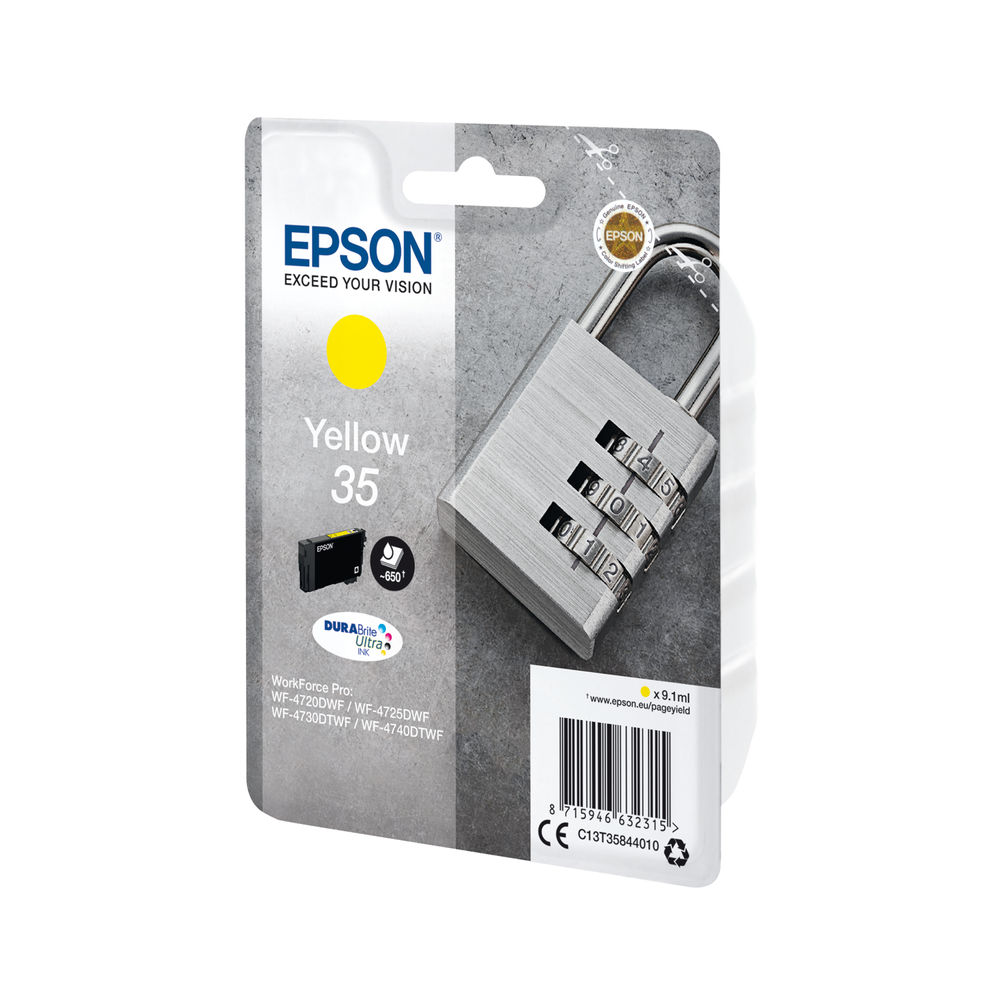 Epson 35 Yellow Ink Cartridge - C13T35844010