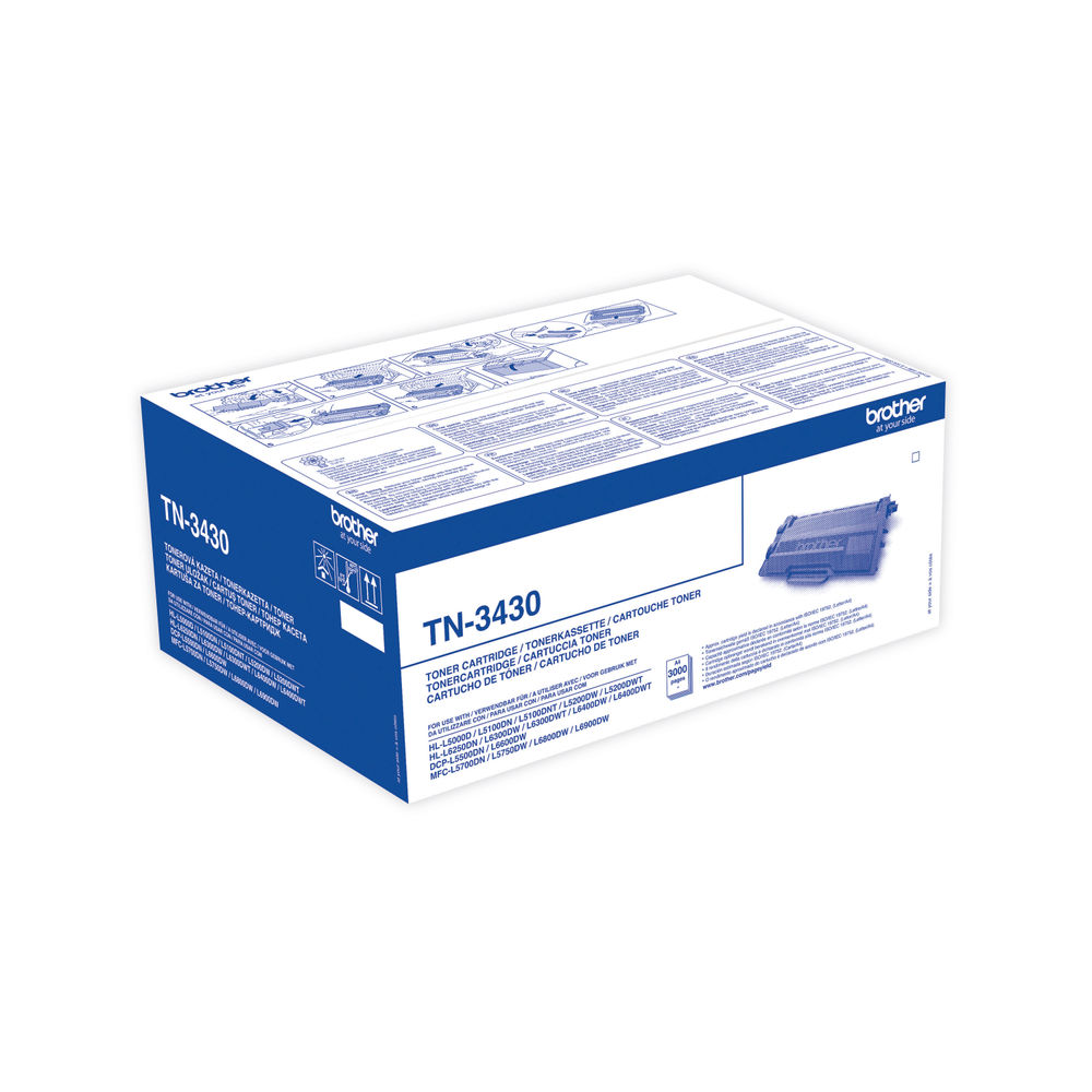 Brother TN3430 Black Toner Cartridge - TN3430