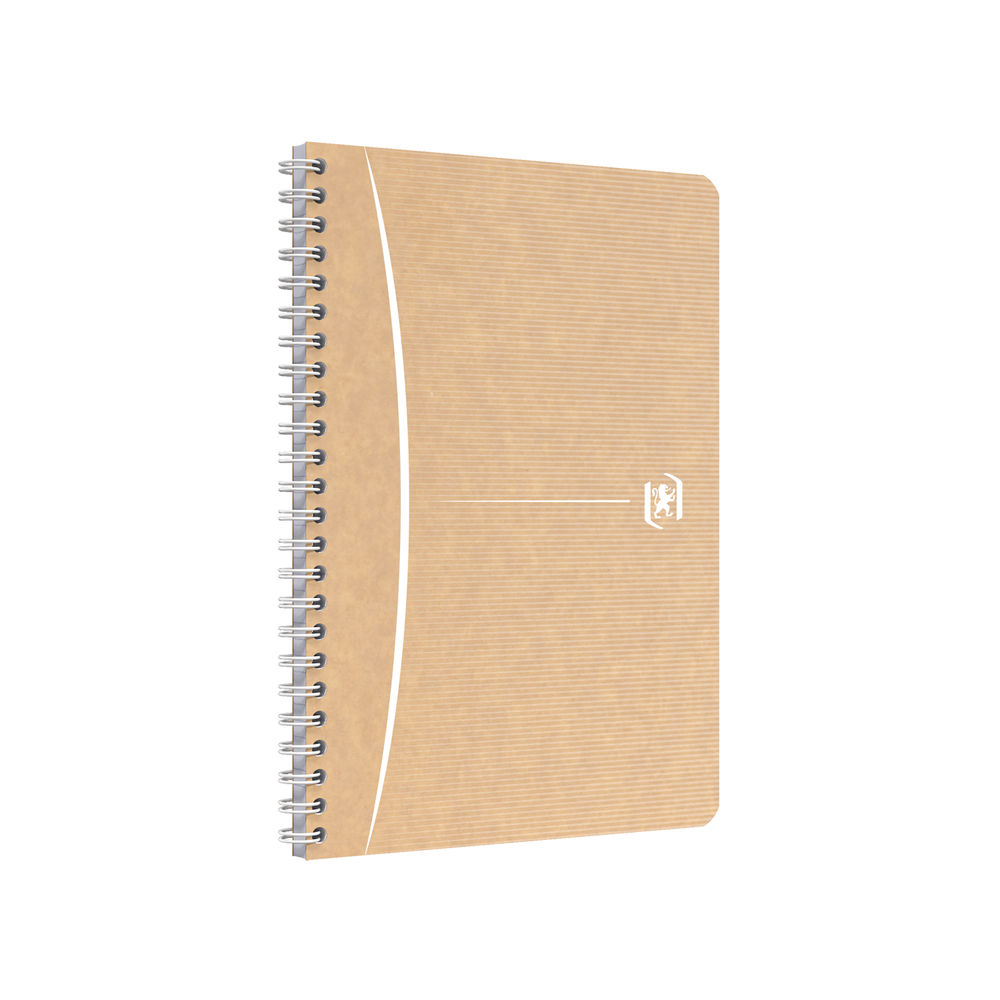 Oxford Touareg Wirebound 100% Recycled Notebook Ruled A5 (Pack of 5)