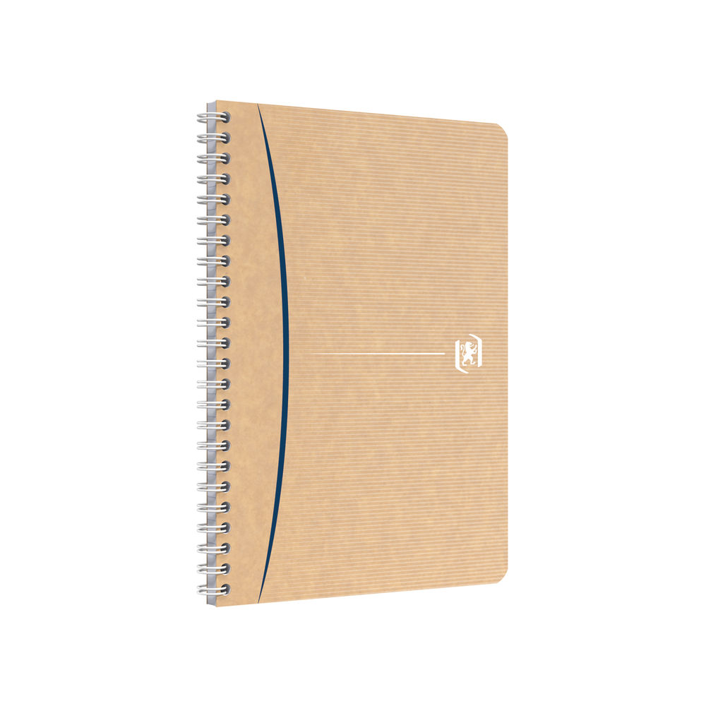 Oxford Touareg Wirebound 100% Recycled Notebook Ruled A5 (Pack of 5)