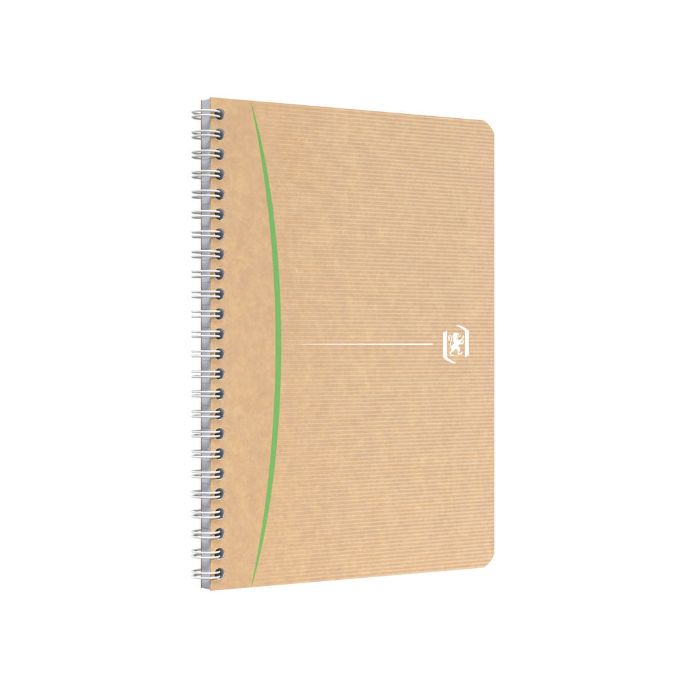 Oxford Touareg Wirebound 100% Recycled Notebook Ruled A5 (Pack of 5)