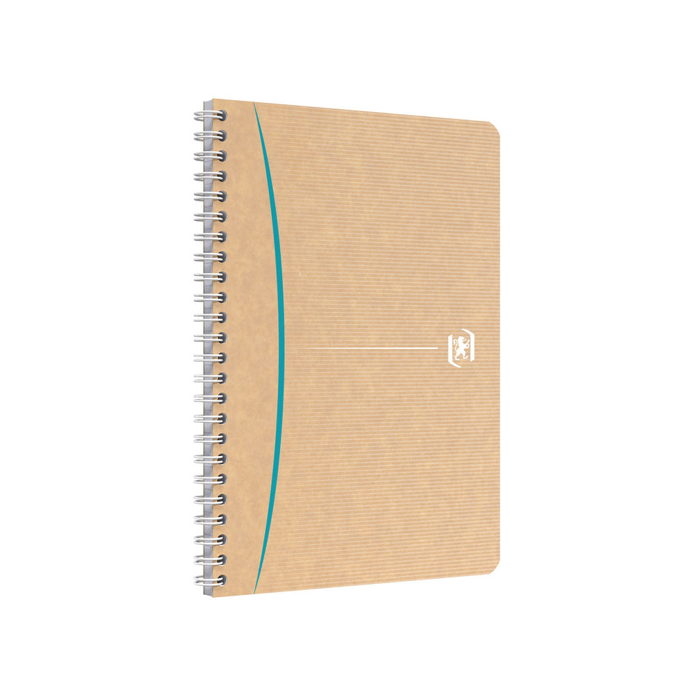 Oxford Touareg Wirebound 100% Recycled Notebook Ruled A5 (Pack of 5)
