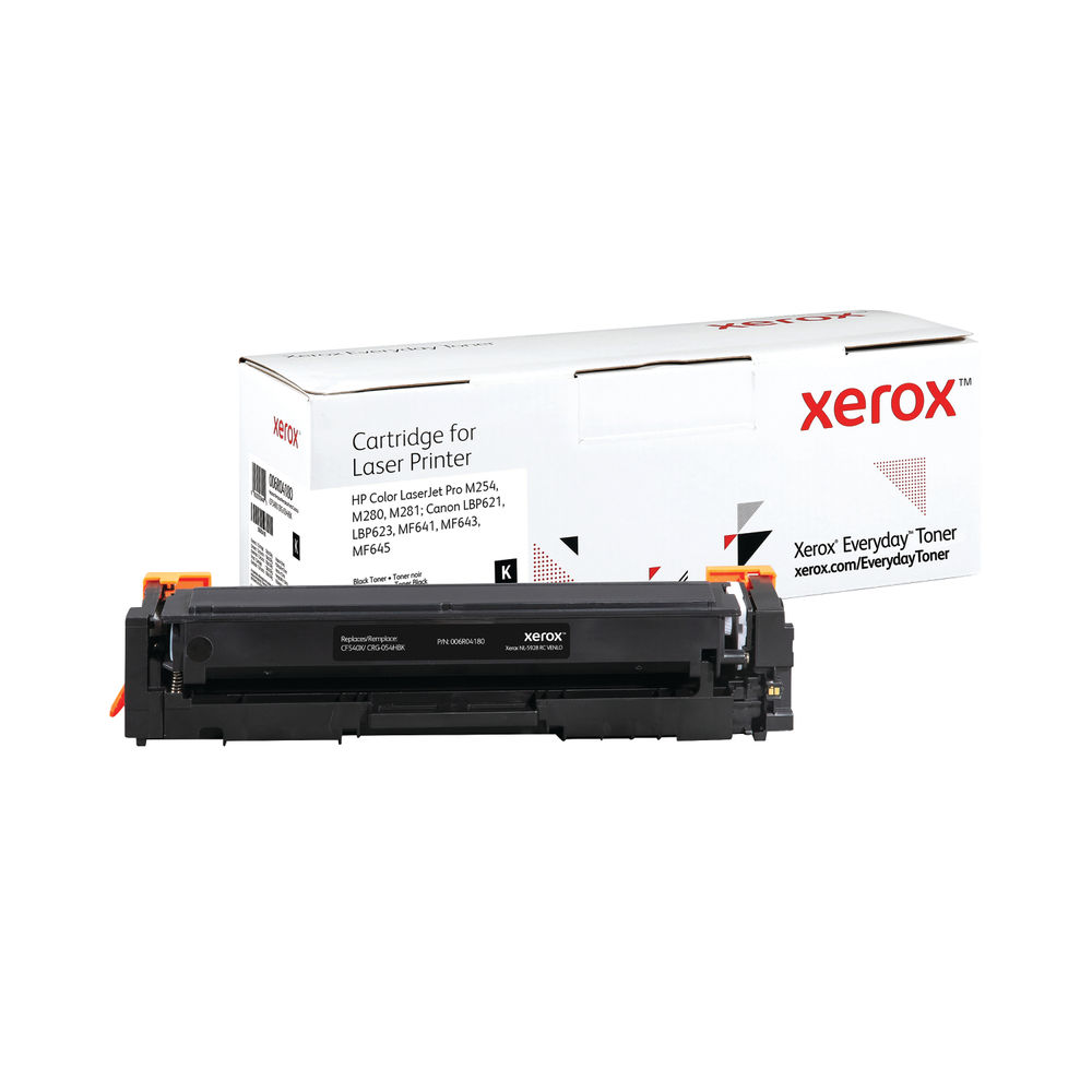 Xerox Everyday Replacement For CF540X/CRG-054HBK Laser Toner Black 006R04180