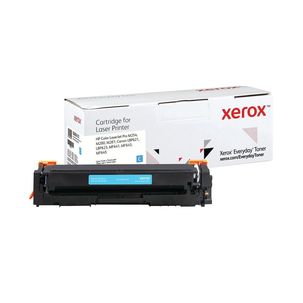 Xerox Everyday Replacement For CF541X/CRG-054HC Laser Toner Cyan 006R04181