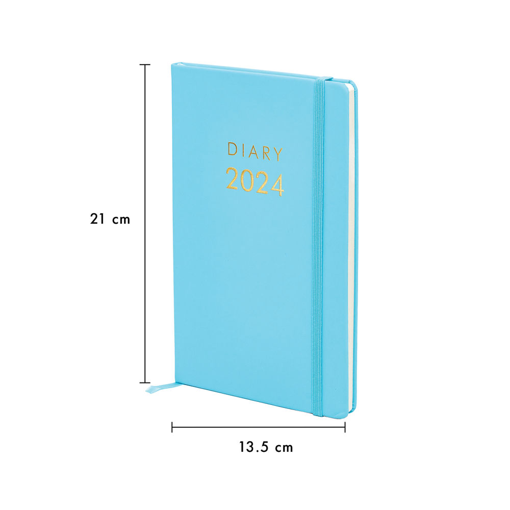 Pukka Pad Carpe Diem Blue 2024 Week To View Diary