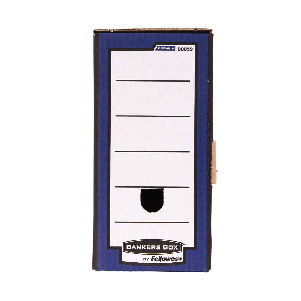 Bankers Box Blue Premium 127mm Transfer File (Pack of 10)