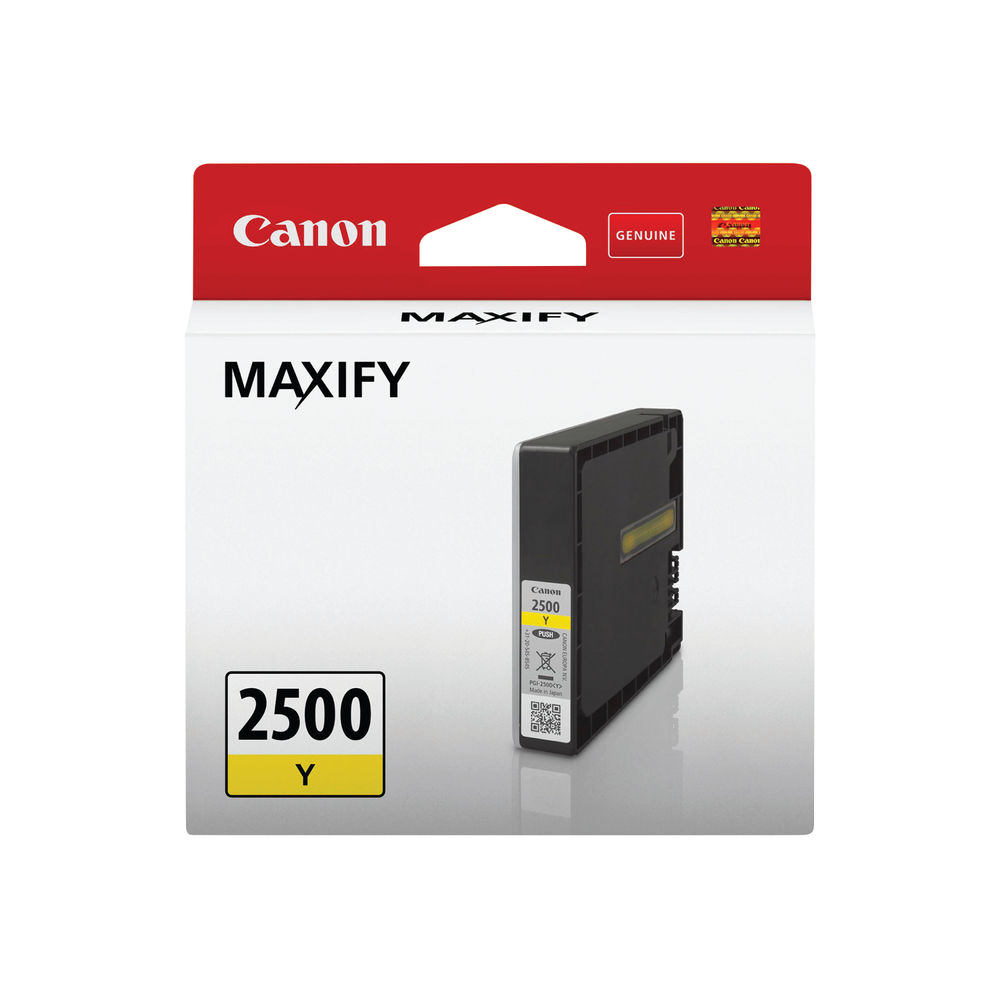 Canon PGI-2500Y Yellow Ink Cartridge - 9303B001
