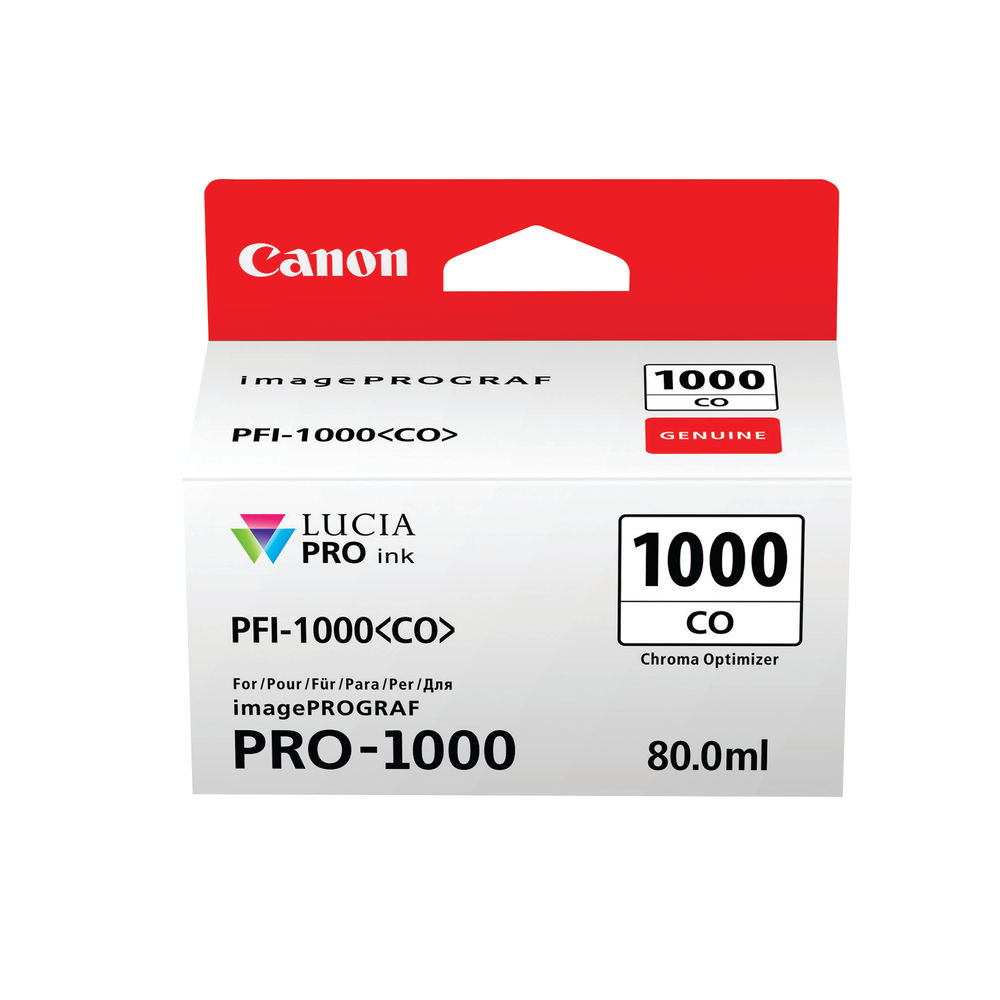 Canon PFI-1000CO Chroma Optimizer Ink Cartridge - PFI-1000 CO