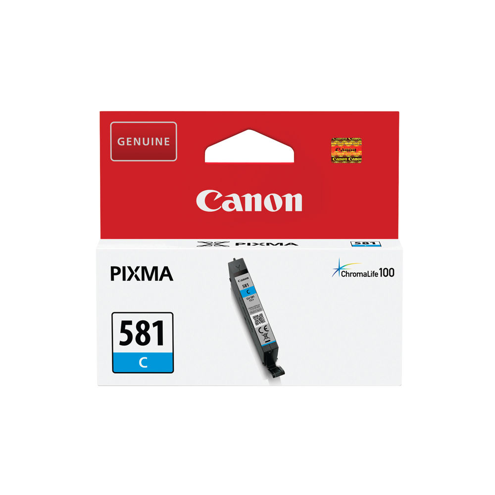 Canon CLI-581C Cyan Ink Cartridge 2103C001