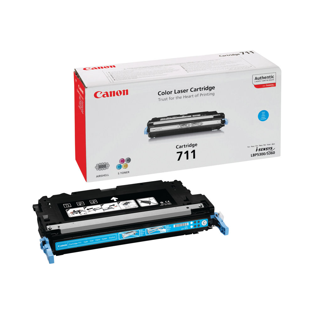 Canon 711 Cyan Laser Toner Cartridge - 1659B002