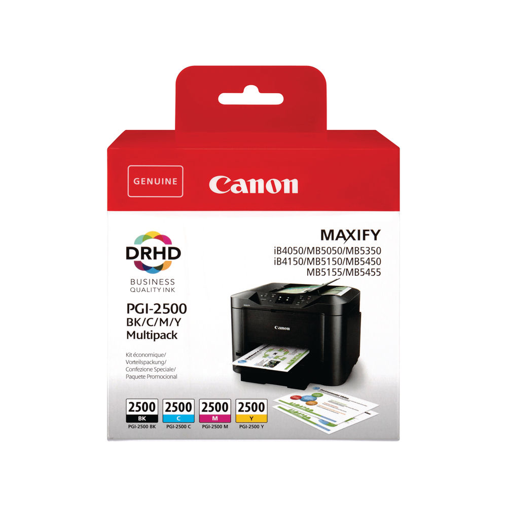 Canon PGI-2500 Black and Colour Ink Multipack - 9290B004