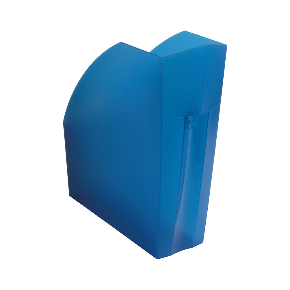 Exacompta The Magazine File Linicolor Royal Blue Pack of 3 18060D