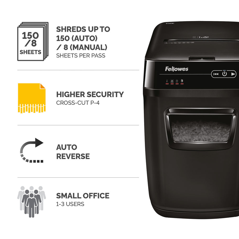 Fellowes Automax 150C Cross Cut Shredder