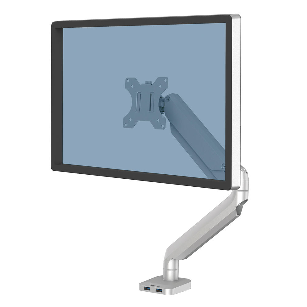 Fellowes Platinum Series Single Monitor Arm Silver 8056401