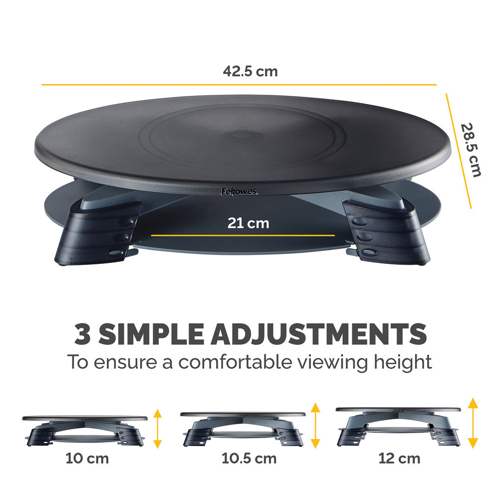 Fellowes Rotating Monitor Riser