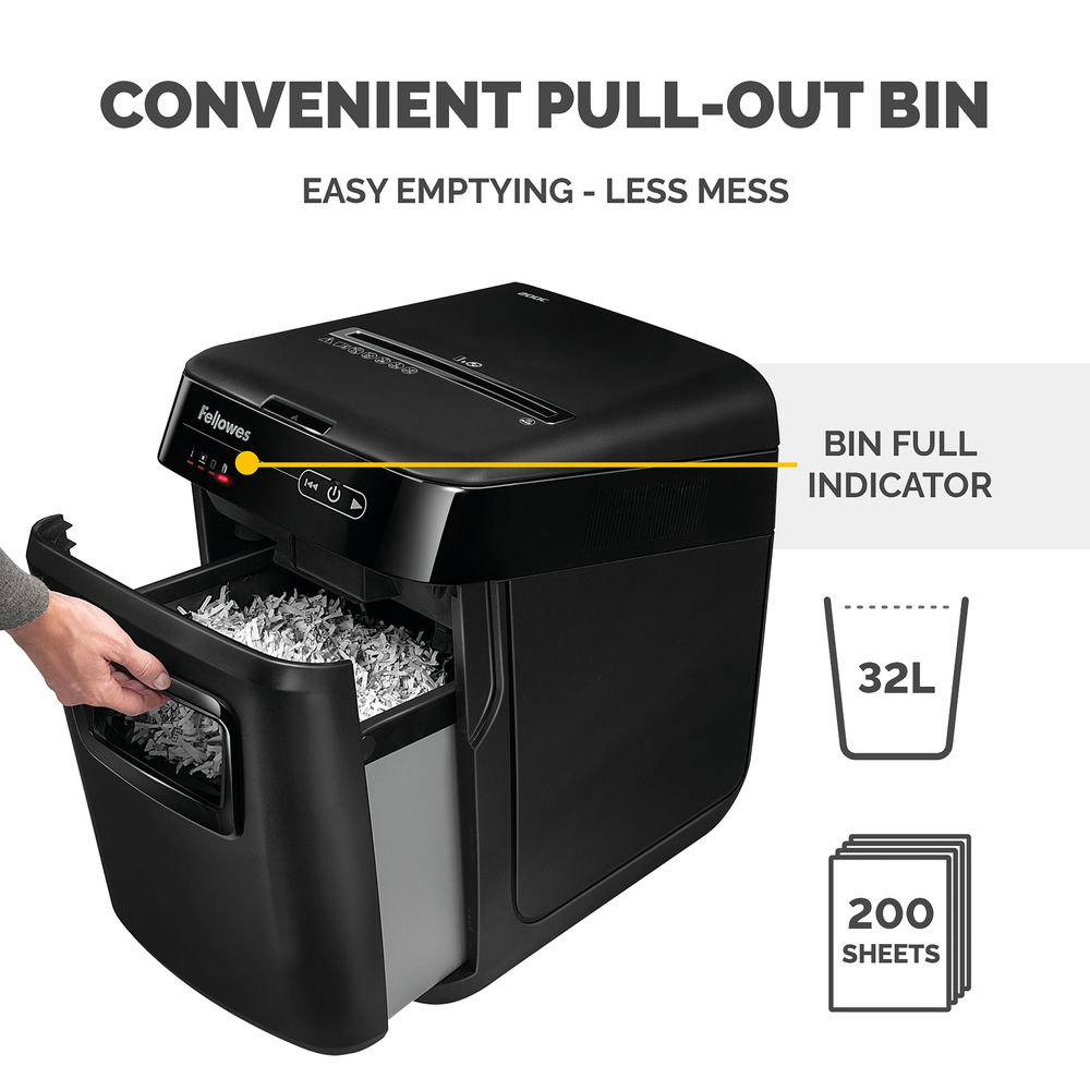 Fellowes Automax 200C Cross Cut Shredder