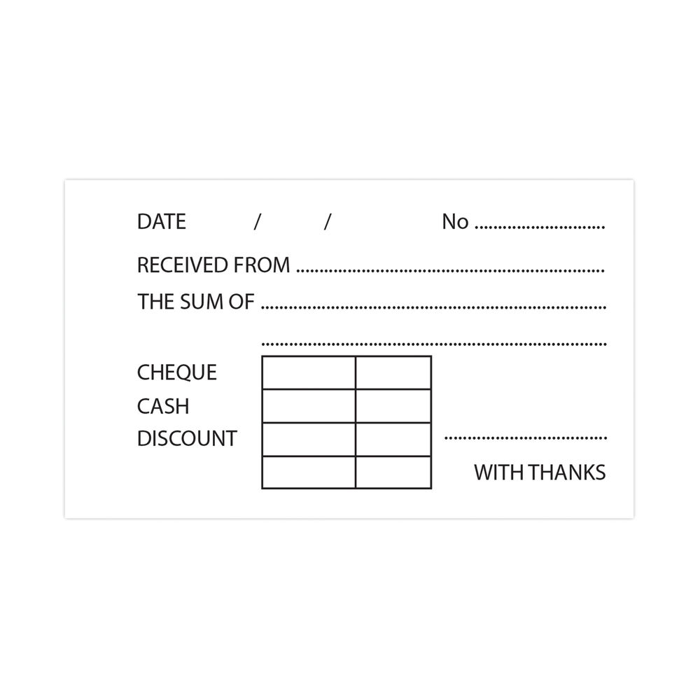 Silvine Carbon Cash Receipt Duplicate Book (Pack of 36)