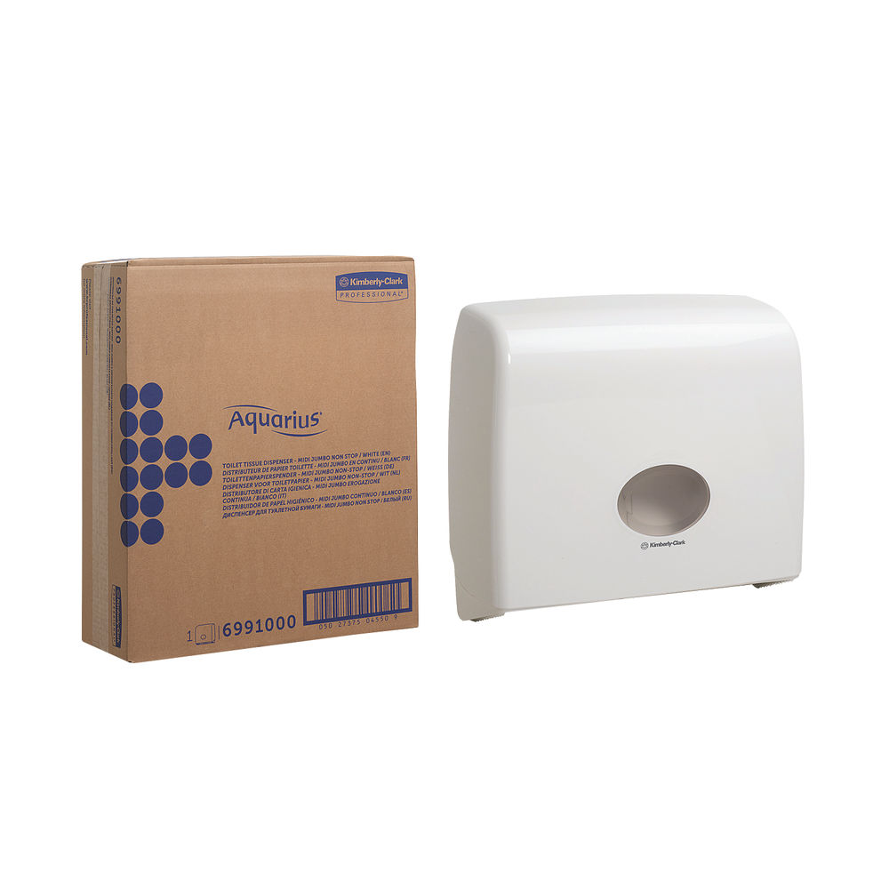Aquarius White Toilet Tissue Dispenser – 6991