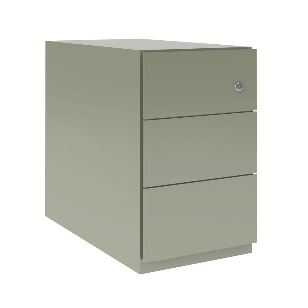 Bisley Note Pedestal 3 Stationery Drawer 300x565x495mm Goose Grey