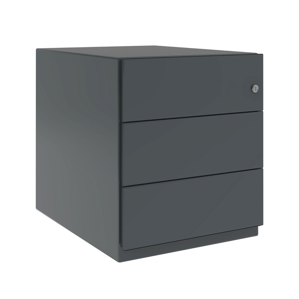 Bisley Note Grey Pedestal 3 Stationery Drawer 420x565x495mm