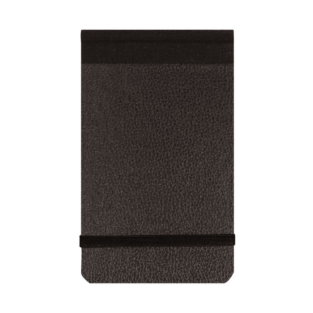 Silvine Black Elastic Band Notebooks Pack of 12