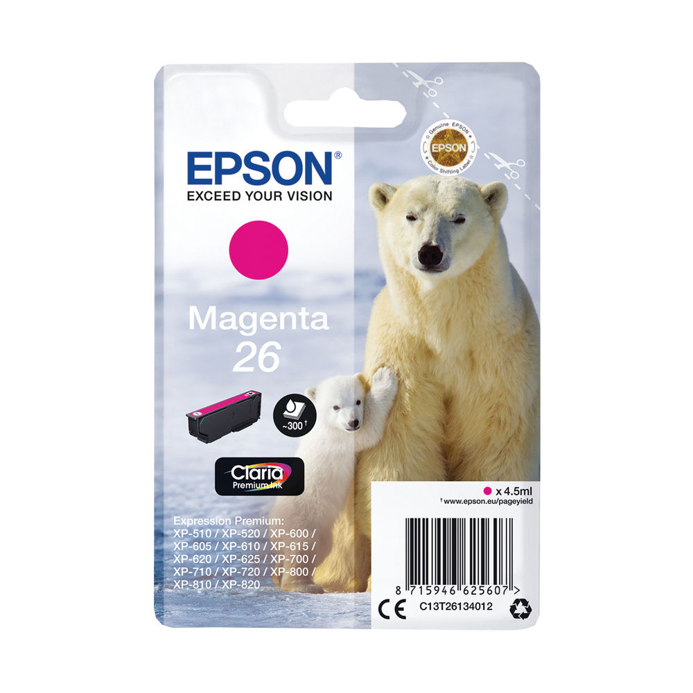 Epson 26 Magenta Inkjet Cartridge