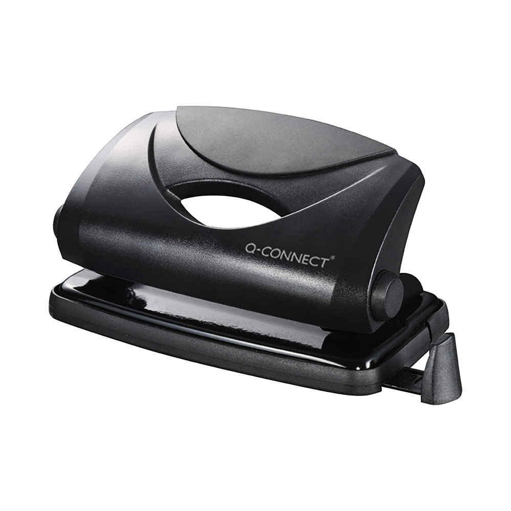 Q-Connect Light Duty Hole Punch 10 Sheet Black 875