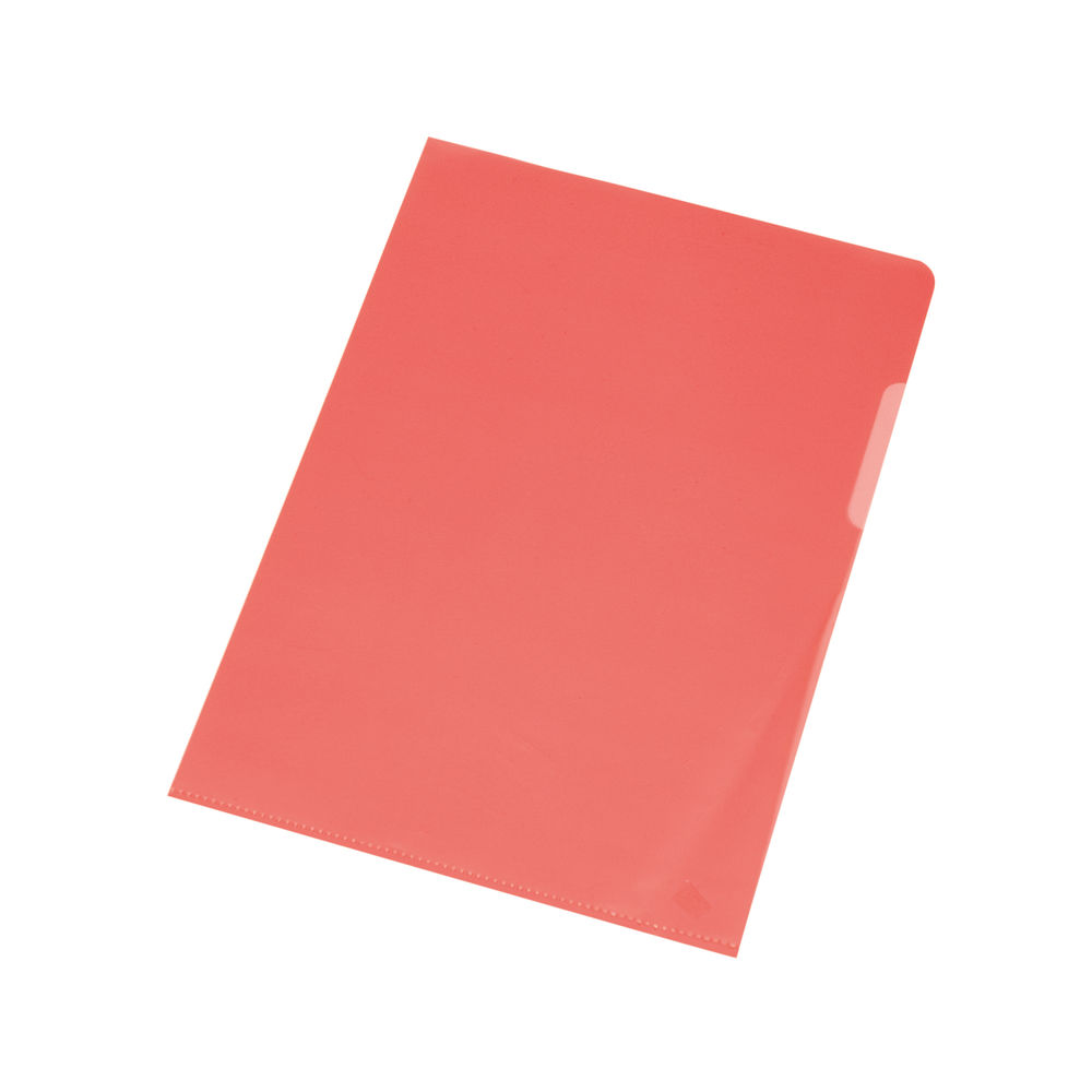 Q-Connect Cut Flush Folder A4 Red (Pack of 100) KF01485